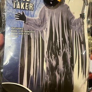 Spooky Soul Taker Kids Costume - Black and Gray